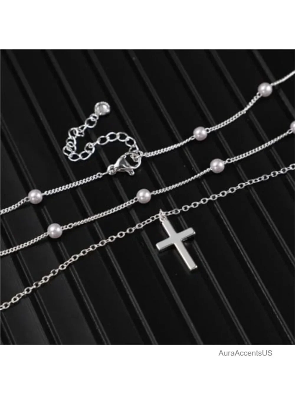 Layered Necklaces Set, 14K Gold Plated Dainty Necklace for Women